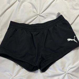 Puma black shorts  net lined Medium